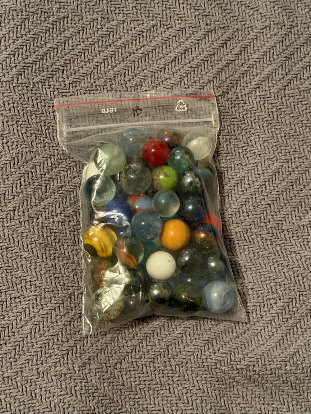Lot of 50 Vintage Marbles Some May be Antiques